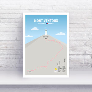 Mont Ventoux Cycling Print