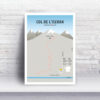 Col De Liseran Route print